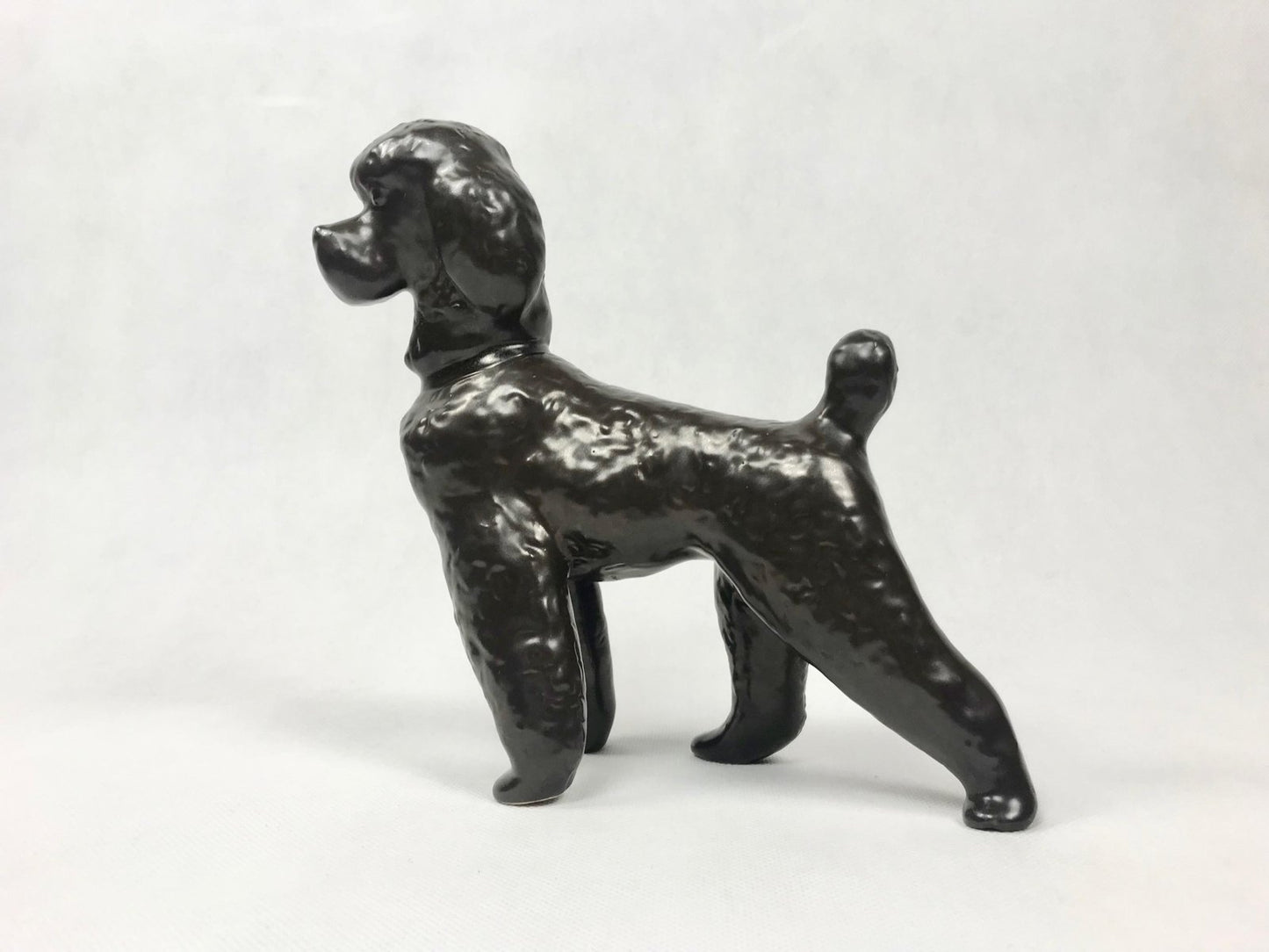 Ceramic Poodle Figurine from Znojmo, 1960s