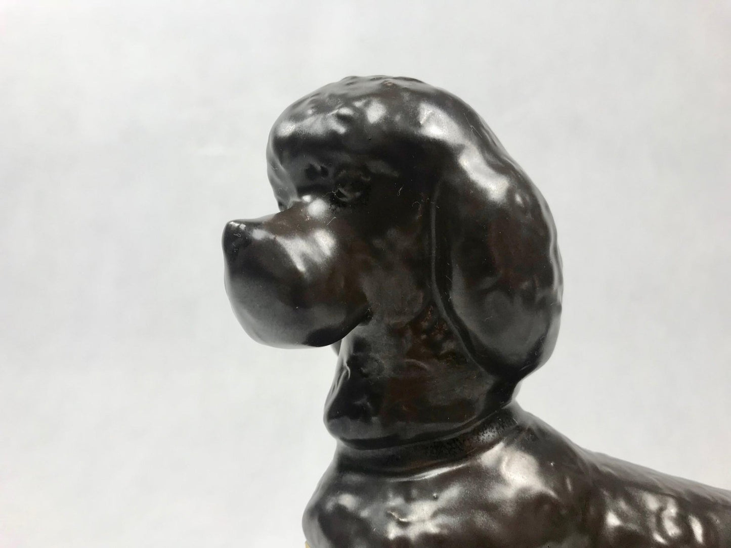 Ceramic Poodle Figurine from Znojmo, 1960s