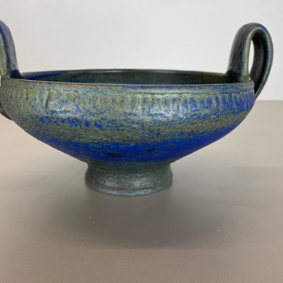 Ceramic Pottery Amphore Bowl Shell from Karlsruher Majolika, Germany, 1950s-QZ-1256944