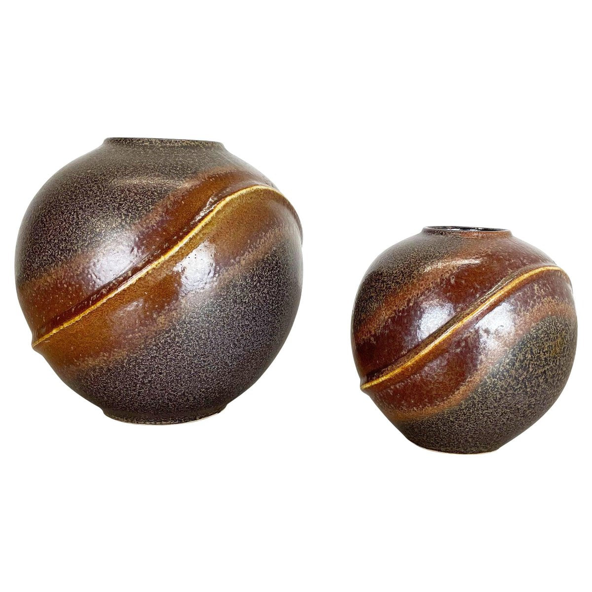 Ceramic Pottery Orion Vases by Dümler and Breiden, Germany, 1970s, Set of 2