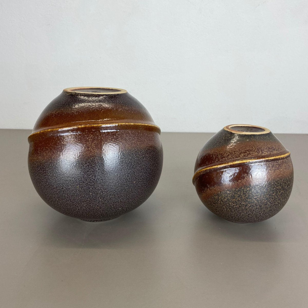 Ceramic Pottery Orion Vases by Dümler and Breiden, Germany, 1970s, Set of 2