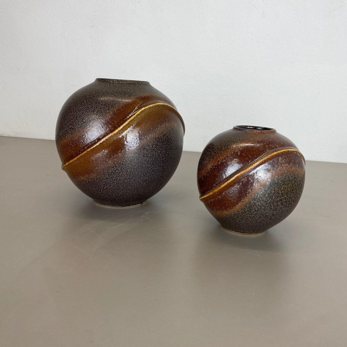 Ceramic Pottery Orion Vases by Dümler and Breiden, Germany, 1970s, Set of 2