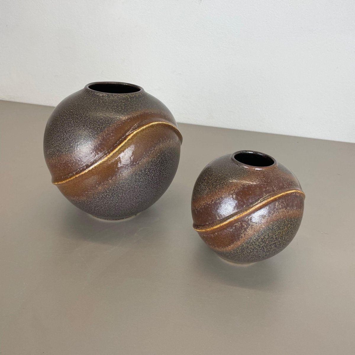 Ceramic Pottery Orion Vases by Dümler and Breiden, Germany, 1970s, Set of 2