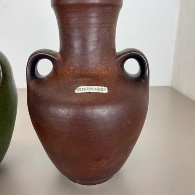 Ceramic Pottery Vases by Heinz Siery for Carstens Tönnieshof, Germany, 1970s, Set of 2-QZ-1448602