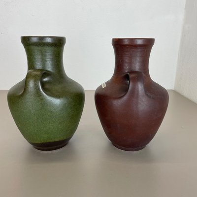 Ceramic Pottery Vases by Heinz Siery for Carstens Tönnieshof, Germany, 1970s, Set of 2-QZ-1448602