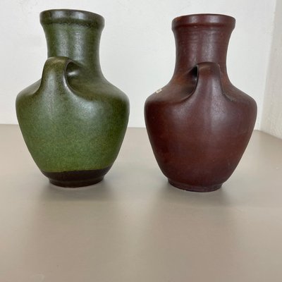 Ceramic Pottery Vases by Heinz Siery for Carstens Tönnieshof, Germany, 1970s, Set of 2-QZ-1448602