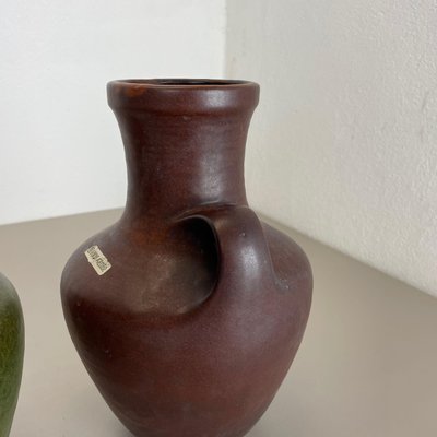 Ceramic Pottery Vases by Heinz Siery for Carstens Tönnieshof, Germany, 1970s, Set of 2-QZ-1448602