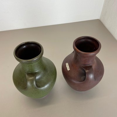 Ceramic Pottery Vases by Heinz Siery for Carstens Tönnieshof, Germany, 1970s, Set of 2-QZ-1448602