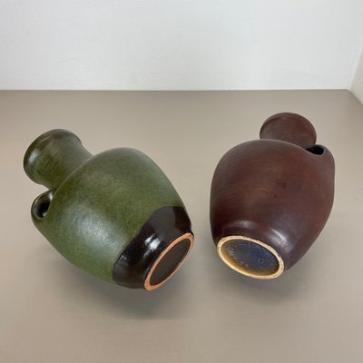 Ceramic Pottery Vases by Heinz Siery for Carstens Tönnieshof, Germany, 1970s, Set of 2-QZ-1448602