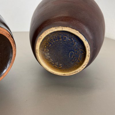 Ceramic Pottery Vases by Heinz Siery for Carstens Tönnieshof, Germany, 1970s, Set of 2-QZ-1448602