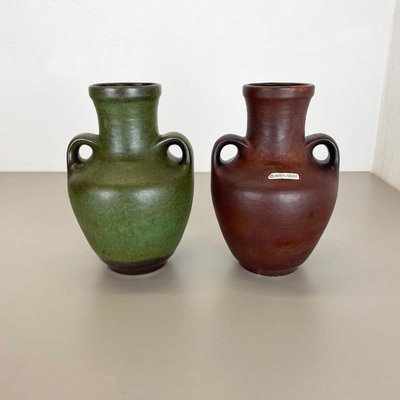 Ceramic Pottery Vases by Heinz Siery for Carstens Tönnieshof, Germany, 1970s, Set of 2-QZ-1448602