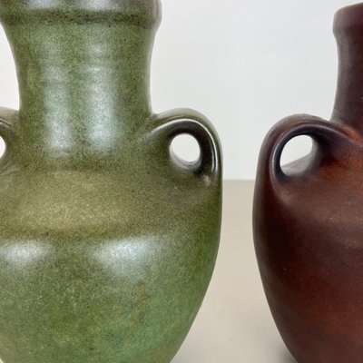 Ceramic Pottery Vases by Heinz Siery for Carstens Tönnieshof, Germany, 1970s, Set of 2-QZ-1448602