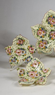 Ceramic Saucers and Serving Dishes from Ars Deruta, 1950s, Set of 8-RAQ-1188315