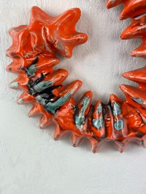 Ceramic Seahorse Wall Decoration by Yann for Amphora, Belgium, 1960s-DT-2026223