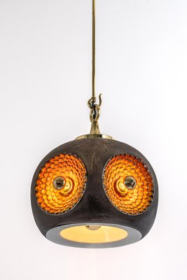 Ceramic Sputnik Pendant Light from Sische, Germany, 1970s-UGR-1329836