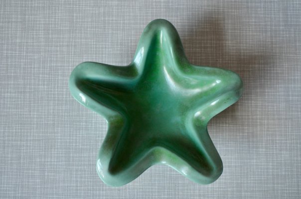 Ceramic Star Bowl by Elchinger, 1950s-AIU-1436141