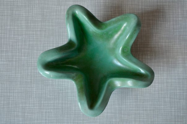 Ceramic Star Bowl by Elchinger, 1950s-AIU-1436141