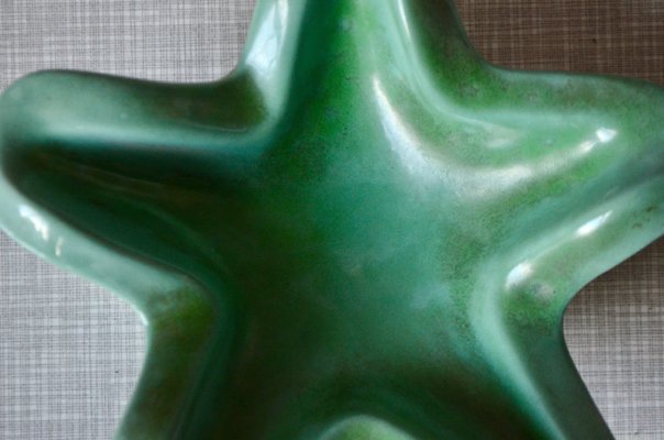 Ceramic Star Bowl by Elchinger, 1950s-AIU-1436141