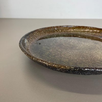 Ceramic Studio Pottery Bowl Shell Element by Gerhard Liebenthron, Germany, 1970s-QZ-1256945