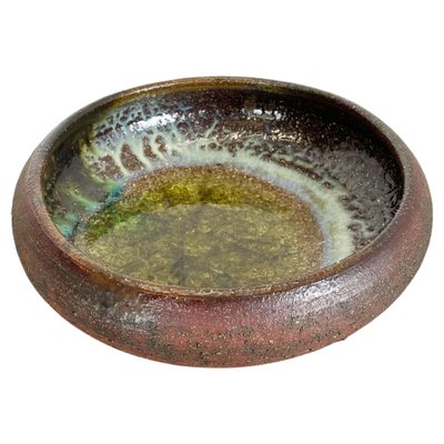 Ceramic Studio Pottery Bowl Shell Element by Gerhard Liebenthron, Germany, 1970s-QZ-1217701