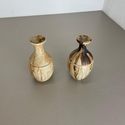 Ceramic Studio Pottery Objects by Gerhard Liebenthron, Germany, 1970s, Set of 2-QZ-1141250