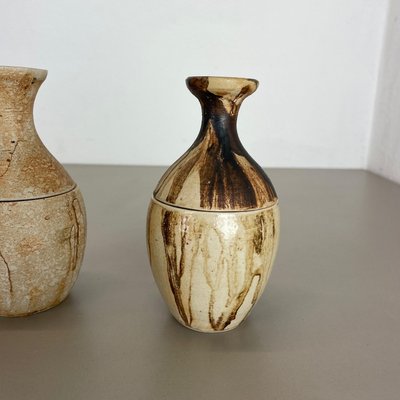 Ceramic Studio Pottery Objects by Gerhard Liebenthron, Germany, 1970s, Set of 2-QZ-1141250