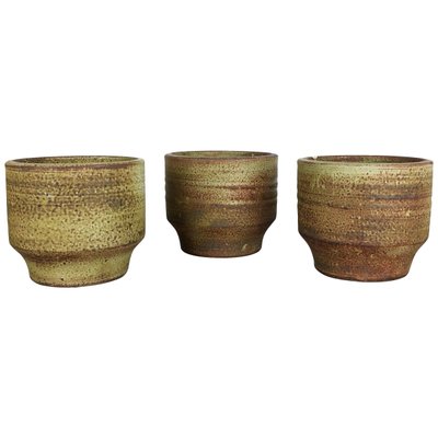 Ceramic Studio Pottery Vase by Piet Knepper for Mobach, Netherlands, 1970, Set of 3-QZ-1134702