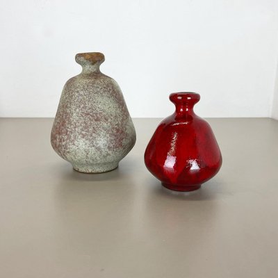 Ceramic Studio Pottery Vases from Hartwig Heyne, Germany, 1970s, Set of 2-QZ-1265064