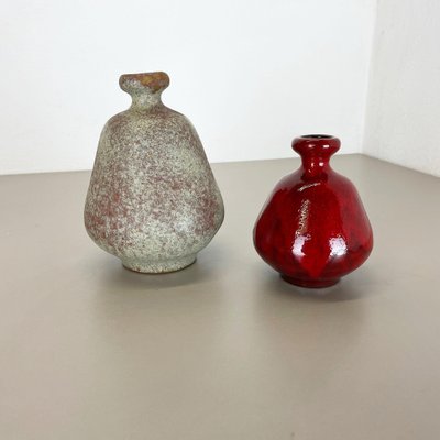 Ceramic Studio Pottery Vases from Hartwig Heyne, Germany, 1970s, Set of 2-QZ-1265064