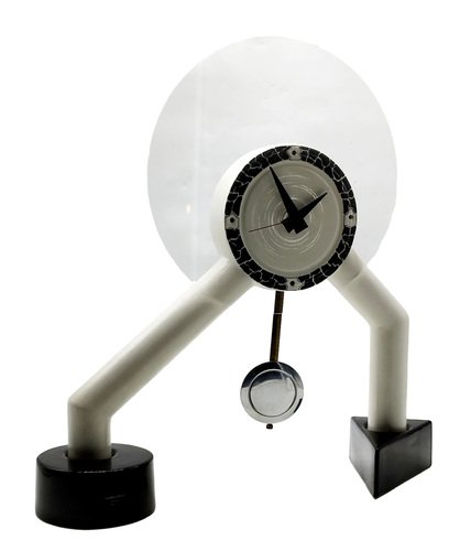 Ceramic Table Clock from Dalla Bassa Maria, Italy, 1980s