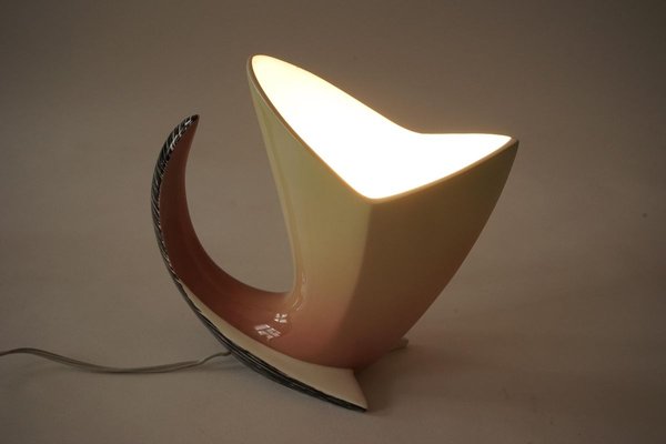 Ceramic Table Lamp by Mario Mesini for Vi.Bi Ceramic Torino, 1950s-BAF-763495