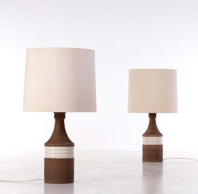 Ceramic Table Lamps, Italy, 1970s, Set of 2-QU-1763971