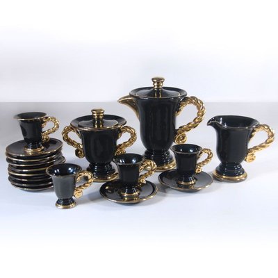 Ceramic Tableware Set by Marius Giuge for Vallauris, 1960s, Set of 15-GIW-811770