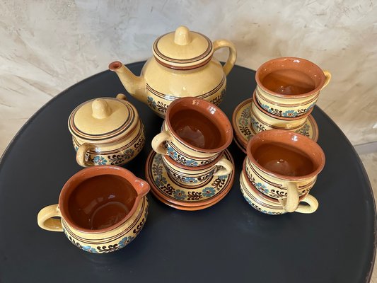 Ceramic Tea Service, 1970, Set of 9-BFK-1725031