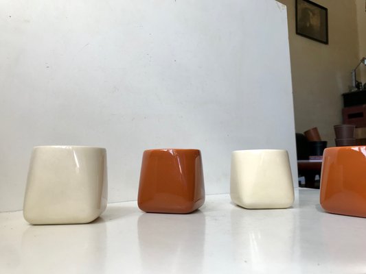 Ceramic Tea Service by Nanna Ditzel for Søholm, 1970s, Set of 6-LCR-955483