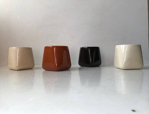 Ceramic Tea Service by Nanna Ditzel for Søholm, 1970s, Set of 9-LCR-975985