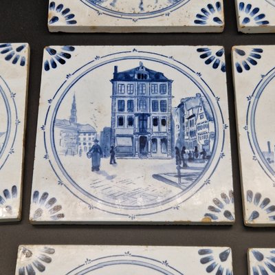 Ceramic Tiles from Villeroy & Boch, 1900s, Set of 7-WK-1718650