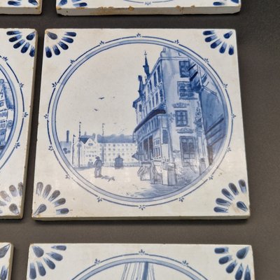 Ceramic Tiles from Villeroy & Boch, 1900s, Set of 7-WK-1718650