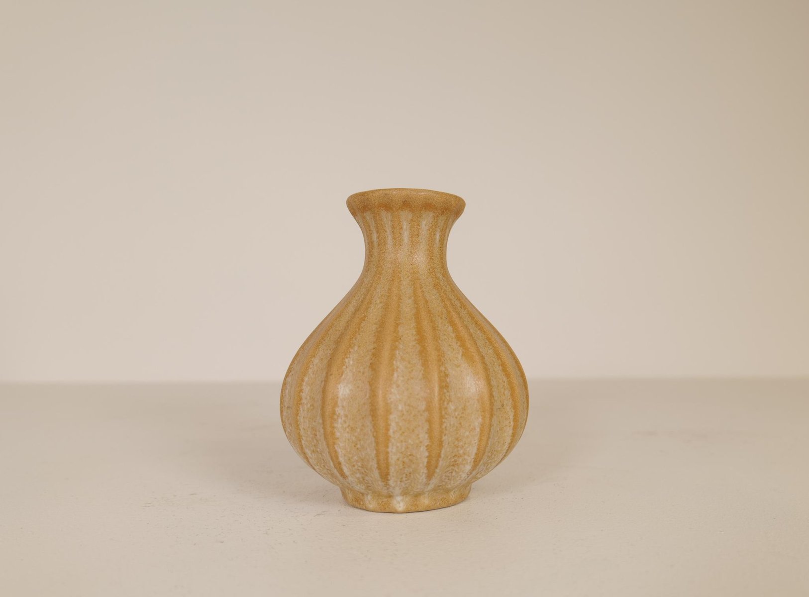 Ceramic Topas Vase by Ewald Dahlskog for Bo Fajans, Sweden, 1940s