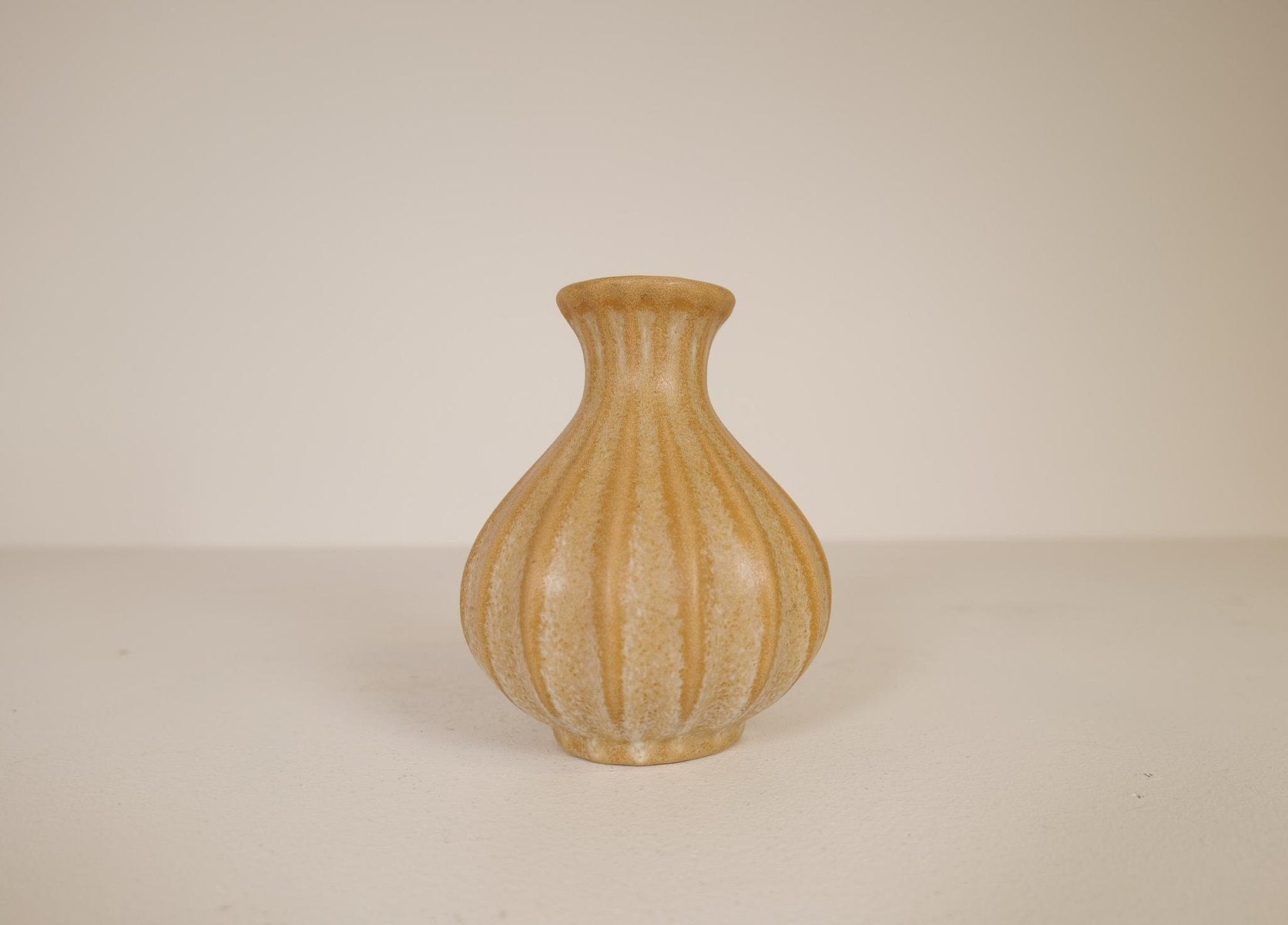 Ceramic Topas Vase by Ewald Dahlskog for Bo Fajans, Sweden, 1940s