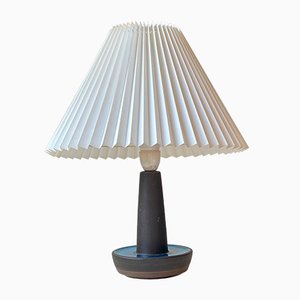 Ceramic Turquoise Table Lamp by Einar Johansen for Søholm, 1960s-LCR-1010622