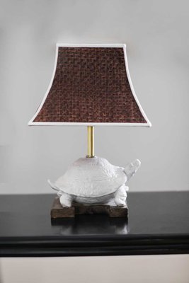 Ceramic Turtle Table Lamp by Zaccagnini, 1970s-MNF-1311241