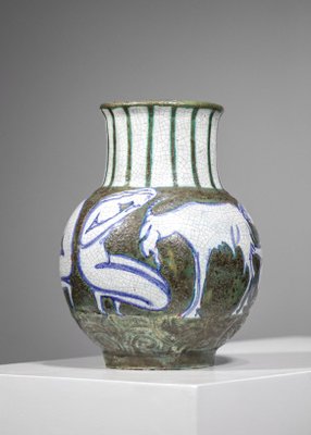 Ceramic Vase by Edouard Cazaux, 1950s-YU-1010765