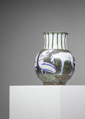 Ceramic Vase by Edouard Cazaux, 1950s-YU-1010765