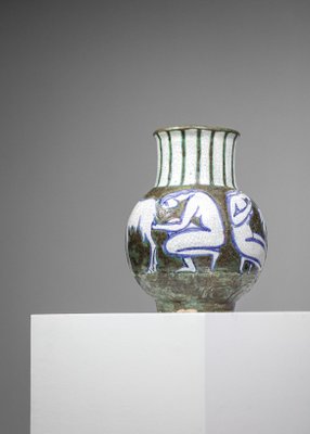 Ceramic Vase by Edouard Cazaux, 1950s-YU-1010765