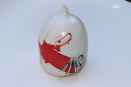 Ceramic Vase by Emilio Scanavino, 1970s