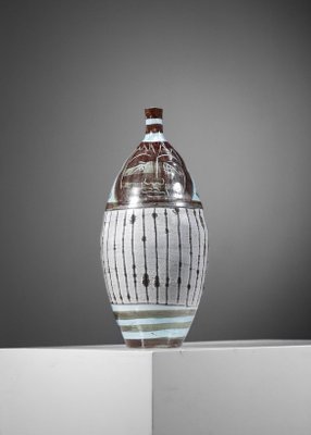 Ceramic Vase by Franco Cardinali for Vallauris, 1950s-YU-1173789