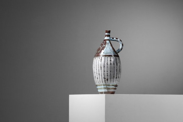 Ceramic Vase by Franco Cardinali for Vallauris, 1950s-YU-1173789