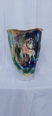 Ceramic Vase by N. Ciavardones-QLH-1142535