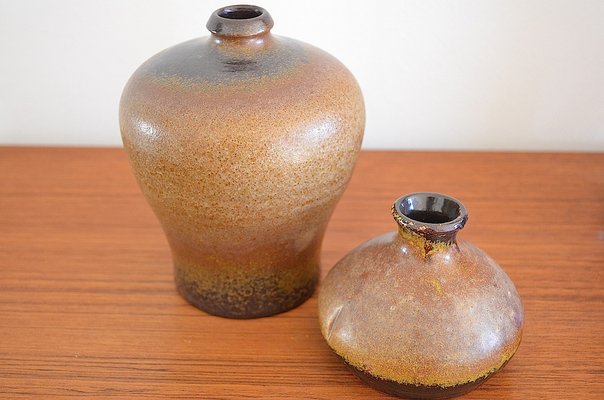 Ceramic Vase from Elke & Elmar Kubicek, 1960s, Set of 2-OV-1209297